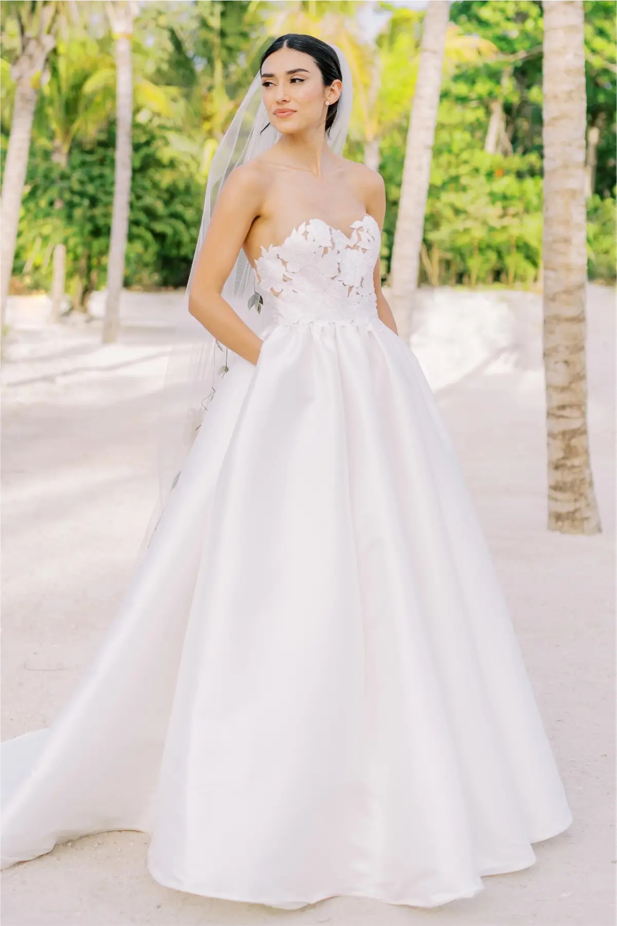 Model wearing Jordy by WToo wedding gowns