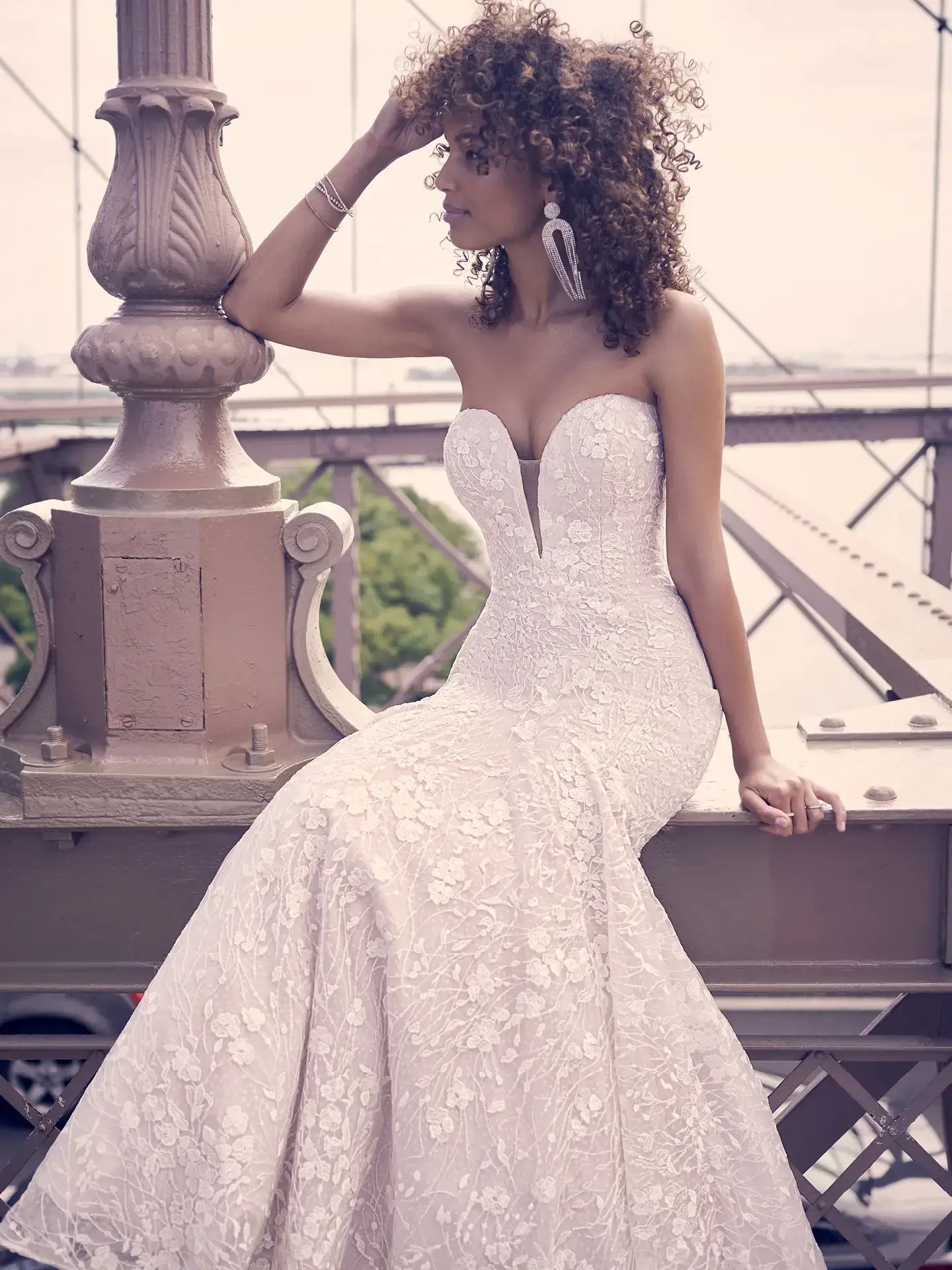 Model wearing a gown by Maggie Sottero. Desktop image