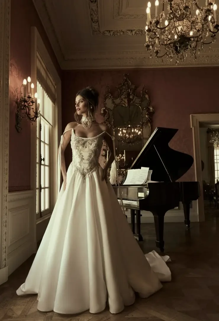 Model wearing a Sottero & Midgley gown