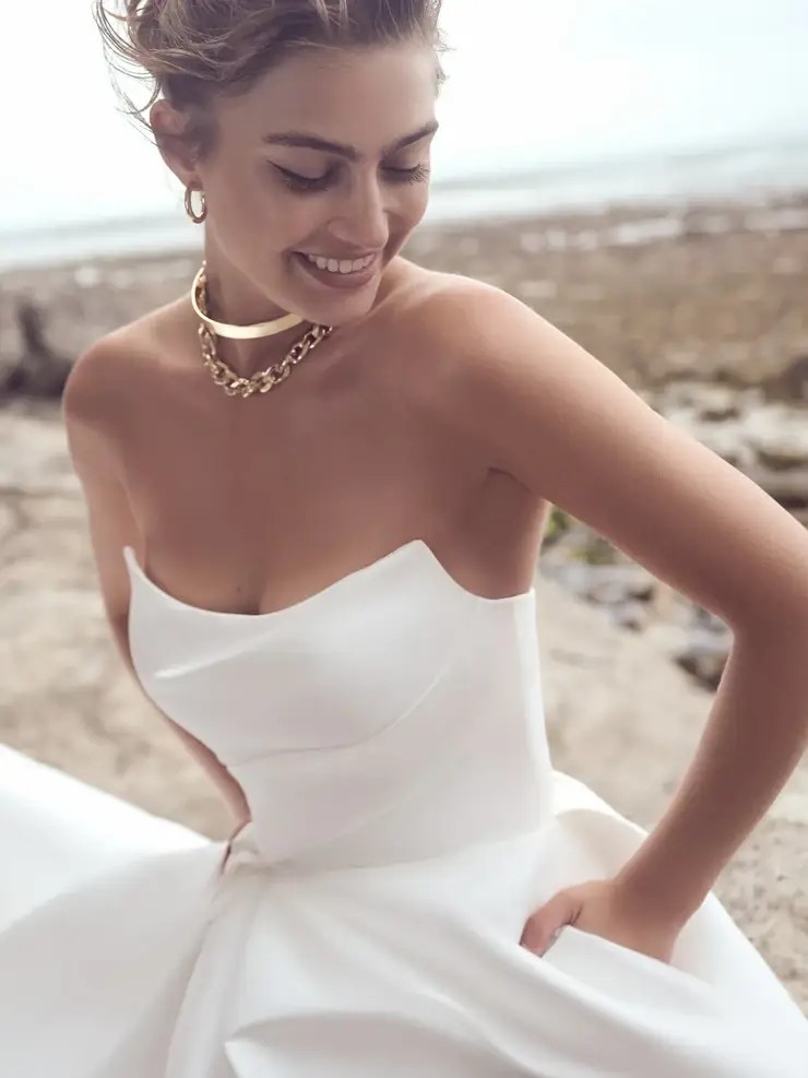 Model wearing a Sottero & Midgley gown
