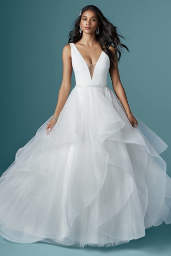 Maggie Sottero Fatima | 20MW328 #0 default Diamond White thumbnail