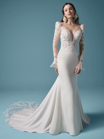 Maggie Sottero Nikki  | 20MS678 EX LENGTH #0 default Ivory/Nude thumbnail