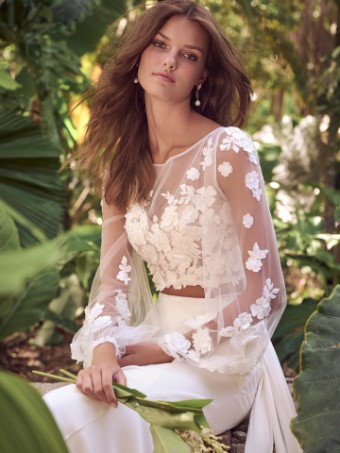 Maggie Sottero ARIANA | 24MW248B01 - OTR ARIANA | 24MW248B01 - OTR #0 default Ivory (gown with Natural Illusion) thumbnail