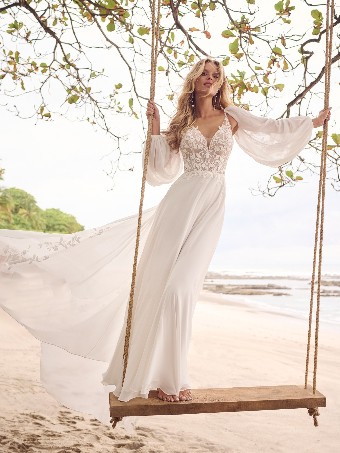Rebecca Ingram SUE | 24RW162A01 OTR SUE | 24RW162A01 OTR #2 Ivory (gown with Natural Illusion) thumbnail