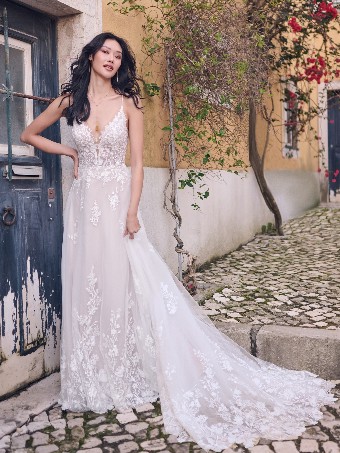 Maggie Sottero RAYNA | 23MB661A01 - OTR RAYNA | 23MB661A01 - OTR #0 default Ivory over Blush (gown with Natural Illusion) thumbnail