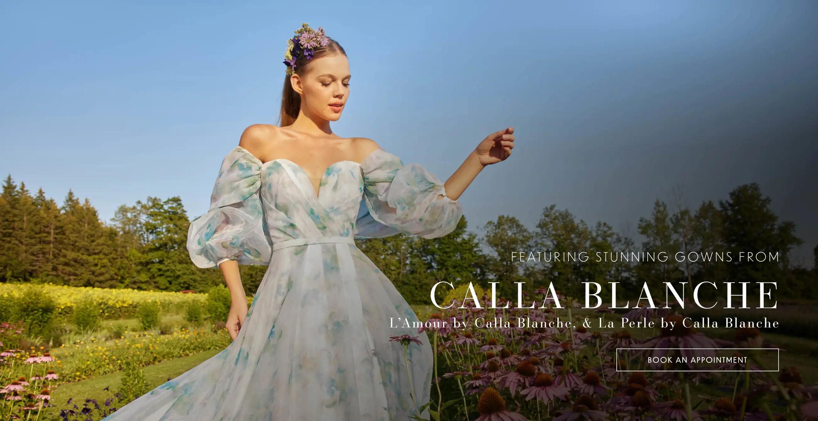 Calla Blanche wedding dresses at Liliana Bridal House